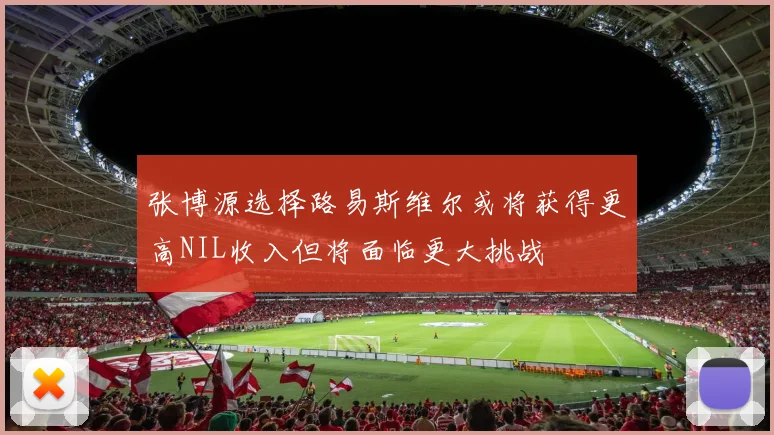 张博源选择路易斯维尔或将获得更高NIL收入但将面临更大挑战